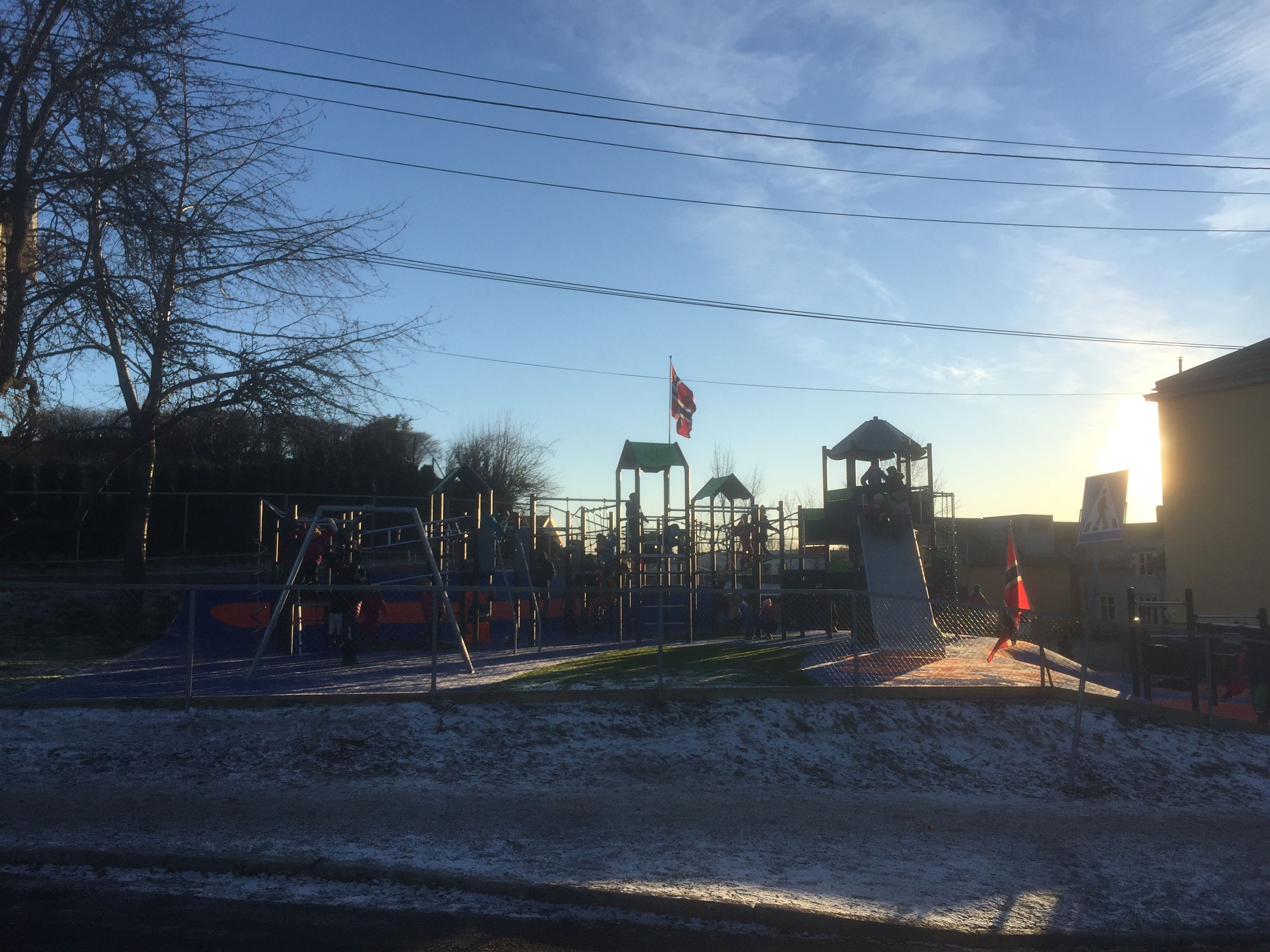 Åpning av skolegården