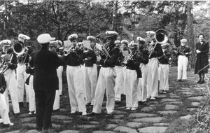 Lilleaker skoles musikkorps ca. 1950