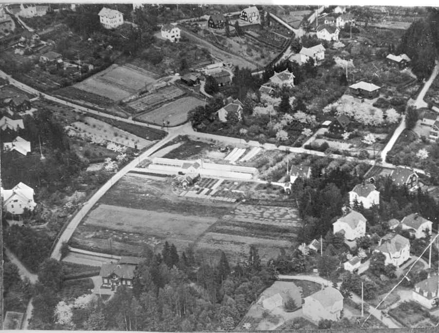 Sollerudveien-Bestumveien slutten av 1940-årene Sollerudveien-Bestumveien slutten av 1940-årene