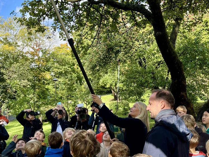 Foto: Nina M. Rygg Storfint besøk på Fåbro gård