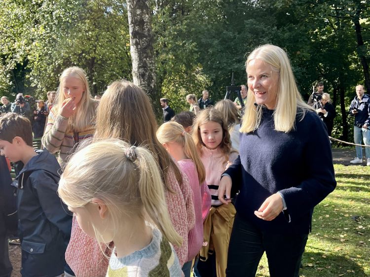 Foto: Nina M. Rygg Storfint besøk på Fåbro gård