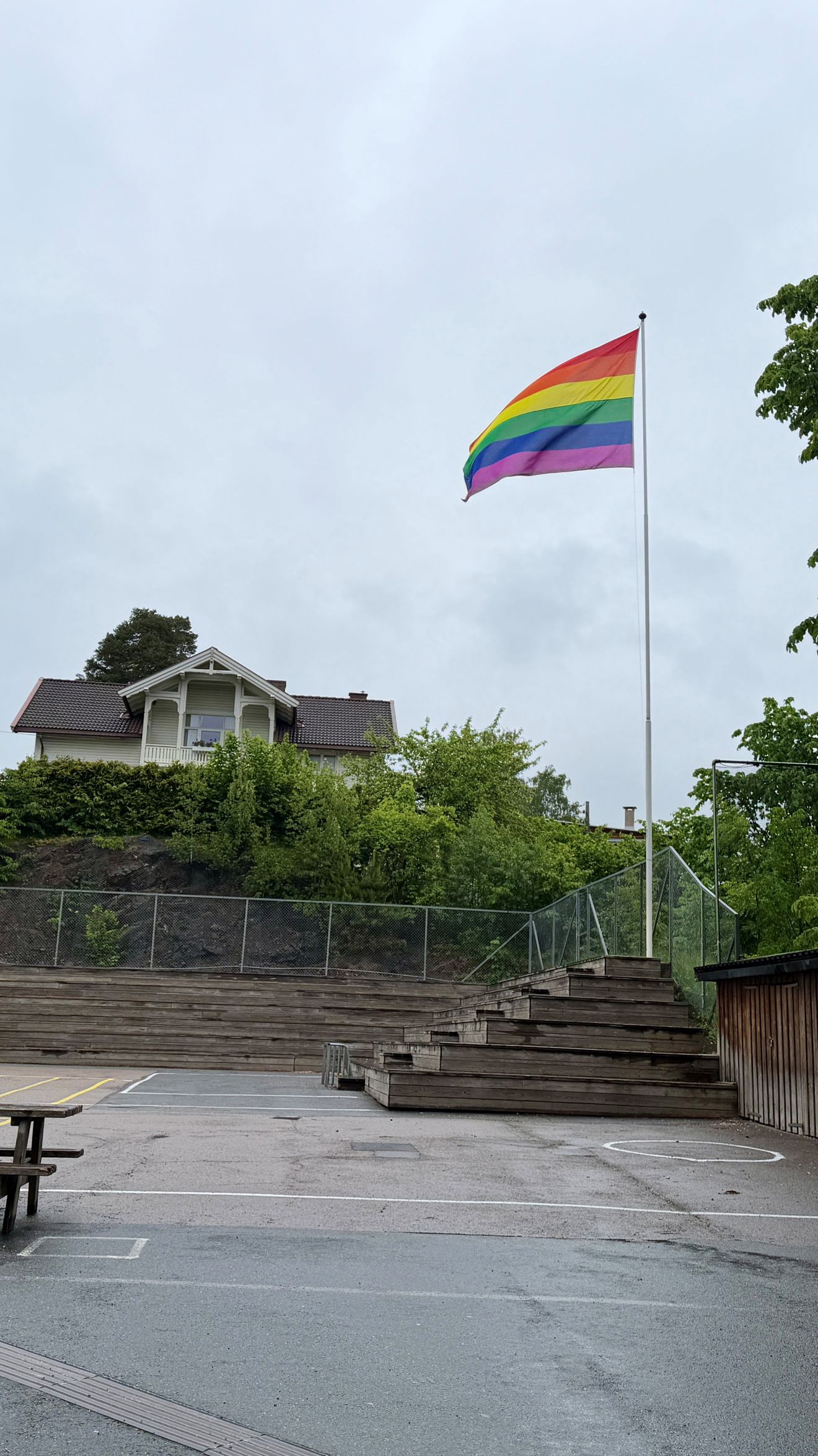 Foto: Anne Dean Pride-flagg